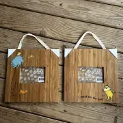 Dr Seuss Lorax Project Nursery Decor Wallhanging Frame Set Crunchy New Baby Room