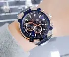 Guess Gc Collection Cable Force Leather Band Swiss Quartz 100M WR Mens Watch