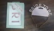 Bride To Be Sash And Crown