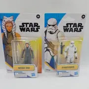 Hasbro Disney Star Wars Figures Ahsoka Tano and Storm Trooper 2024