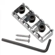 Chrome 42mm Electric Guitar Locking Nut for Floyd Rose Tremolo Bridge Black