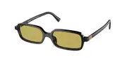 Miu Miu MU11ZSF Asian Fit 16K07O Women’s Sunglasses Black Size 52