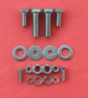 TRIUMPH TR6 - RADIATOR MNT & OVERFLOW TANK BRACKET FASTENERS In stainless steel