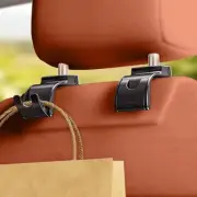 1 Pack Car Purse Hook & Headrest Hooks for Car Back Seat Organizer, Foldable ...