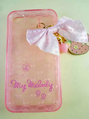 【震撼精品百貨】My Melody 美樂蒂 iPhone4手機殼-粉草莓 震撼日式精品百貨