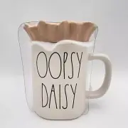 Rae Dunn Mug "OOPSY DAISY" Floral Lid with Bee NEW with Plastic Wrap 24oz Mug