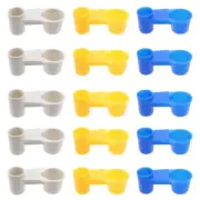 15 Pcs Pigeon Drinking Fountain Birds Feeding Cup Water Dispenser