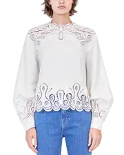 Simkhai Wendlyn Eyelet Top
