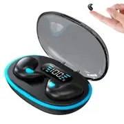 X55 Ultra-Thin Sleep Headphones Wireless Bluetooth 5.3 Earphones for Side Sleeper-Black