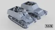 NSM Hummel SPG, 1/56th Scale, 28mm For Bolt Action.