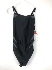 Speedo, Womens Powerflex Flyback One Piece Swimsuit, Size 6/32
