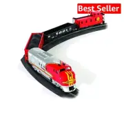 Ready-To-Run Santa Fe Flyer HO Scale Train Set with Track, Power Pack & Caboose