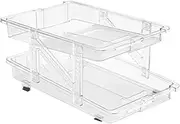 Refrigerator Can Organizer - Useful Sliding Track, Space Saving Holder | Multifunctional Drink Storage Bin, Smart Rolling Design for Pantry, Mini Fridge, Kitchen, Bar Cart, Rv Beverage Shelf Use