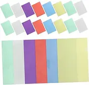 Generic 36pcs Folder Set Clear Envelope Binder Clips White Envelopes Documents Bag Filing Cabinet Folders Colored Envelopes Office Supplies Manila Folders File Folders Pastel Plastic