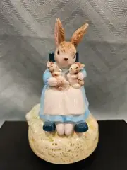 Schmid "Mrs Rabbit" Peter Rabbit Music Box Collection By Beatrix Potter