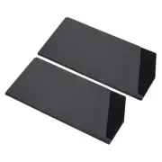 2Pcs ABS Kitchen Knife Sheath Cover Sleeves for 7" Chopping Knife Cleaver, Black