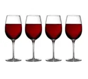 Luigi Bormioli Crescendo 20-Ounce Bordeaux Wine Glass, Set of 4