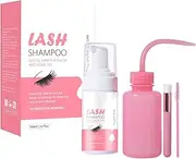 harayaa Eyelash Shampoo Lash Cleanser Lash Eyelid Foam Cleanser Lash Cleaning Kit,False Eyelash Grease Dust Cleaner for Home Use,Professional, Women