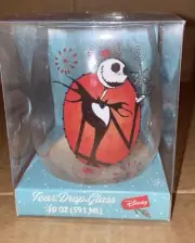 DISNEY Nightmare Before Christmas Stemless Wine Glass New