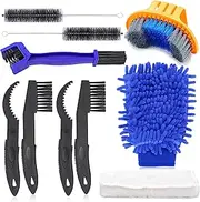Oumers Bicycle Clean Brush Kit, Motorcycle Bike Chain Cleaning Tools Make Chain/Crank/Tire/Sprocket Cycling Corner Stain Dirt Clean, Durable/Practical fit All Bike