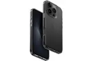 Uniq iPhone 16 Pro (6.3") Air Fender Case - Grey Tinted Lightweight - Raised