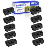 10 Pack High Yield Q5949X 49X Toner Cartridge for HP LaserJet 1320 1320t 1320n