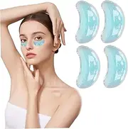 2 Pairs Reusable Gel Eye Ice Pack, Cooling Eye Padto Relieve Fatigue, Swelling, Redness, Dark Circles for Home, Dormitory, Travel