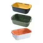 Telescopic Drainage Basket Collapsible Colander Kitchen Sink Strainer Basket