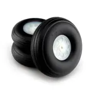1Pair RC Plane Airplane Model 3.25inch /83mm PU Wheel w/Plastic Hub 83*30*4mm