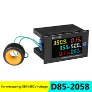 Digital Voltmeter Ammeter AC Power Electric Energy Power Factor Monitor Meter