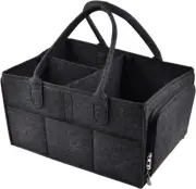 Changing Table Organiser, Nappy Organiser, Baby Nappy Caddy, Felt Bag, Portable