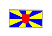 West-Vlaanderen (Flanders, Belgium) Flag Lapel Pin Badge