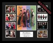 WILL AND GRACE TV SITCOM LTD EDITION OF 100 ONLY CAST SIGNED FRAMED MEMORABILIA