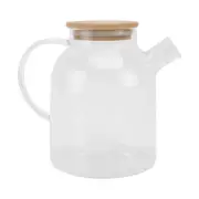Beverage Tea Pitcher Glass Carafe Lid Glass Pitcher Jug Glass Drink Pitcher