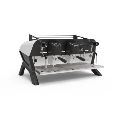 SAN REMO F18 2 GROUP BRAND NEW WHITE & BLACK ESPRESSO COFFEE MACHINE COMMERCIAL