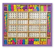 Melissa & Doug Wooden Alphabet Stringing Beads