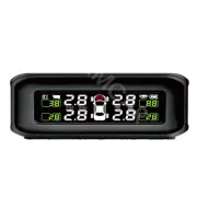 Car Alarm Wireless Solar Tire Pressure Detector TPMS LCD W/4 External Sensors (for: Renault)