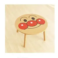 在飛比找樂天市場購物網優惠-真愛日本 木製圓桌 Anpanman 麵包超人 大臉 桌子 