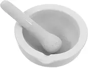 Mobestech Versatile Mini Ceramic and Pestle Ideal for Kitchen Spice Pestle Garlic Masher Set of 1
