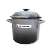 Le Creuset Enameled Steel 10 Quart Stockpot Cookware Flint Gray