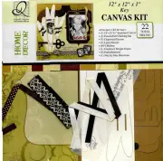 Quick Quotes Scrapbook Kit 12 x 12 x 1 Canvas Kit (22 Pieces)