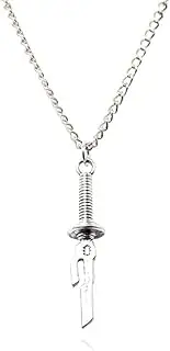 [HAMISH] Anime JJK Merch Fushiguro Toji Necklace Inverted Spear Of Heaven Necklace Iron Chain Anime Accessories Props Creative Lightweight for Fans