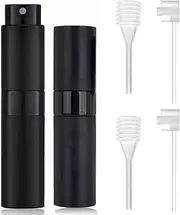 2PCS - 8ML Travel Perfume Atomiser Refillable - Mini Atomisers Perfume Refill Bottles - Portable Refillable Spray Bottles - Spray Bottle for Holiday & Travel