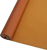 AUXIN 11.8" x 52"(30cm x 132cm) Tan Faux Leather Roll for Bows Earrings Handbag Wallet Purses Sewing Craft Making Handmade DIY Fabric