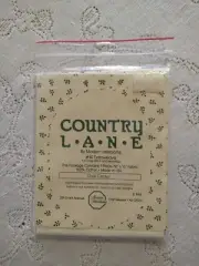 EVENWEAVE Aida 14 count Country Lane ~ Chocolate Oval 16" x 16" cross stitch