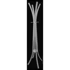 New Metal Hat and Coat Stand Hanger Hatstand Clothes Rack 4 Hooks White Glamour