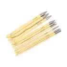 10Pcs Interchangeable Tunisian Crochet Hook Set Bamboo Knitting Needles Afghan