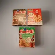 Pillsbury Funfetti Cookie Mixes The Elf on the Shelf - 3x 15 oz Boxes