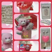 Cute Gift for Her Girls ~ Mouse, Headphones, Plush, Speaker, Stickers, (6 pc)