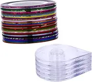 FRCOLOR 120pcs Nail Art Strip Sticker Tape with Storage Cases Self-Adhesive Manicure Decor for Creative Nail Designs for Salons and DIY Enthusiasts